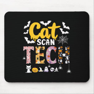 Cat Scan Ct Krass Tech Halloween Kostümspinne Fly Mousepad