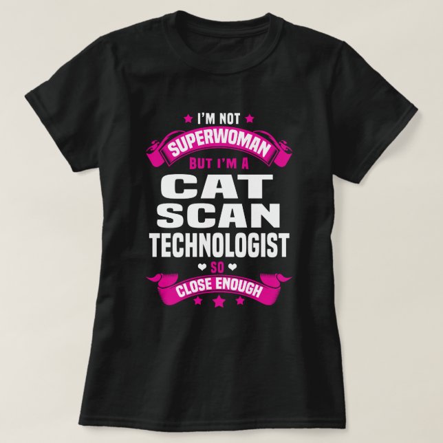 Cat Scan Technologe T-Shirt (Design vorne)