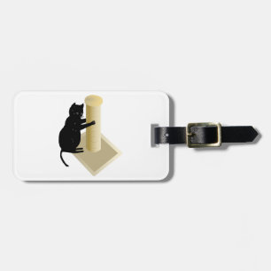 Cat Scratching Post Luggage Tags Gepäckanhänger