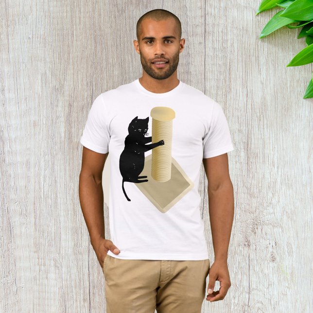 Cat Scratching Post Mens T - Shirt (Von Creator hochgeladen)