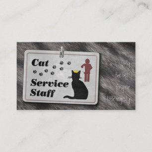 Cat Service Staff ;-) Visitenkarte