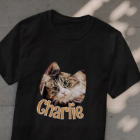 Cat Shape Modern Simple Custom Pet Chat Foto Name