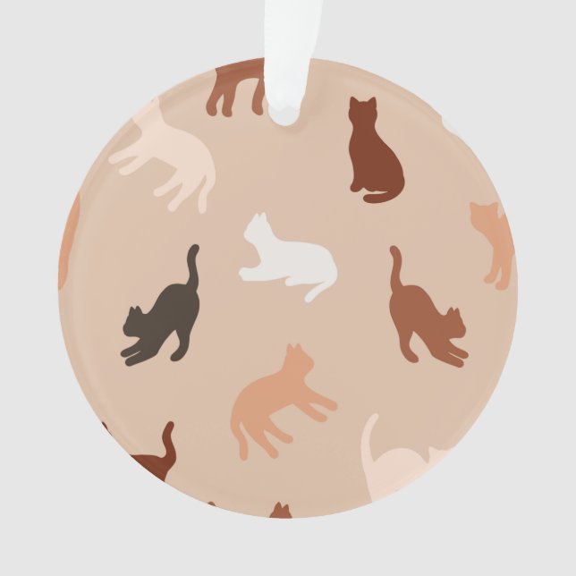 Cat-Silhouette Ornament (Vorderseite)