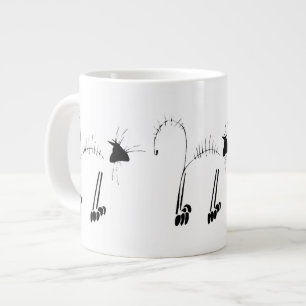 Cat Skeleton Jumbo-Tasse