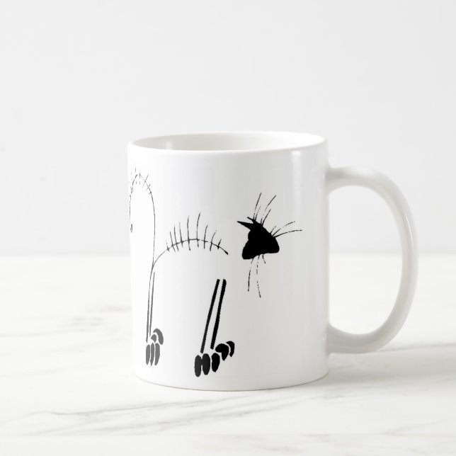 Cat Skeleton Tasse (Rechts)
