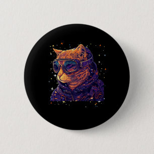 Cat Ski Snowboard Goggles Funny Ski Snowboardin Button