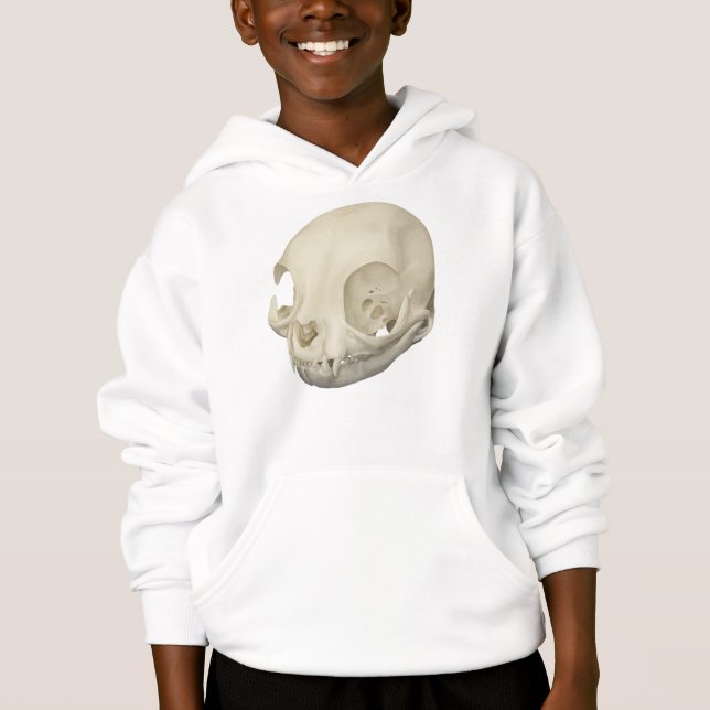 Cat Skull Hoodie (Vorderseite)