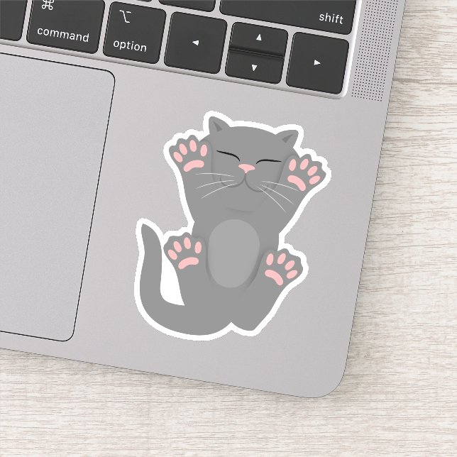 Cat Sleeping Aufkleber (Detail)