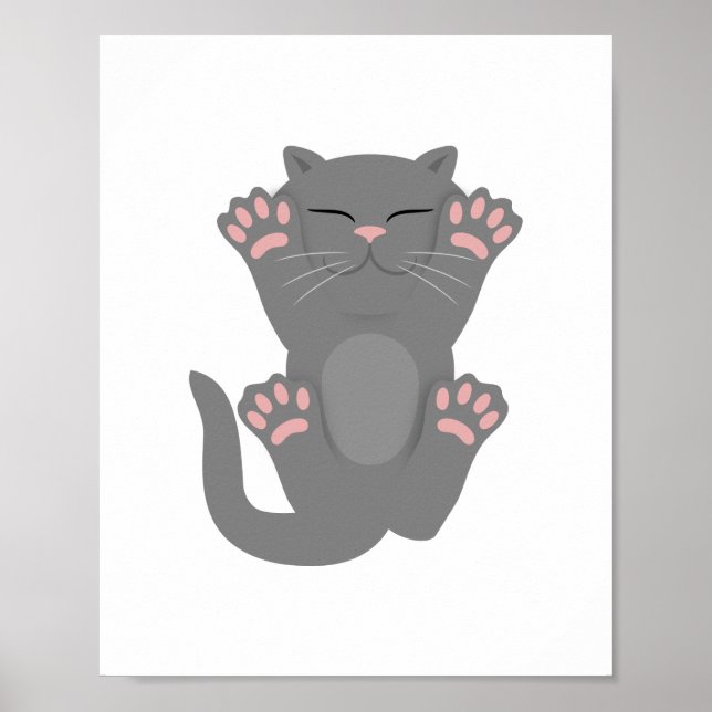 Cat Sleeping Poster (Vorne)