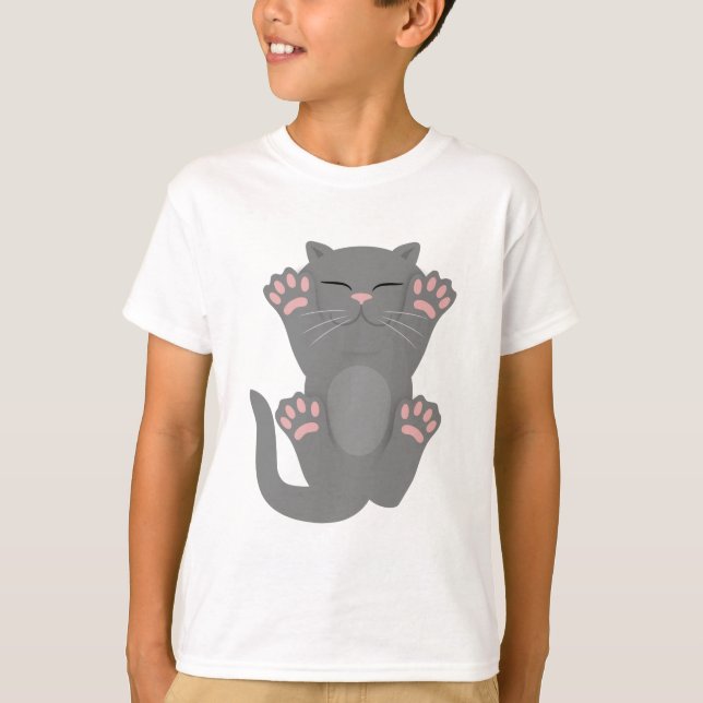 Cat Sleeping T-Shirt (Vorderseite)