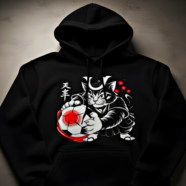 Cat Soccer Player Women's Hoodie - Unique Japanese (Von Creator hochgeladen)