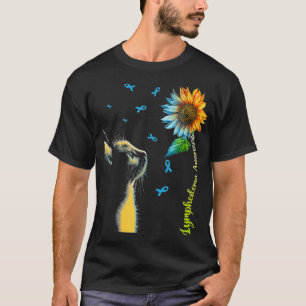 Cat Sonnenblume Lymphoödem Bewusstsein T-Shirt