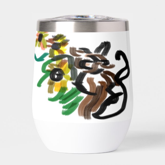 Cat Sonnenblumen (Vorderseite)