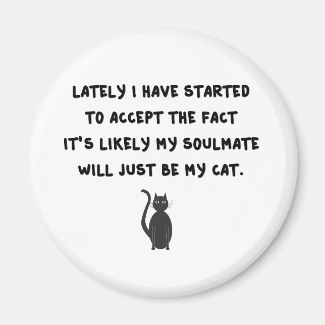 Cat Soulmate Magnet (Vorne)