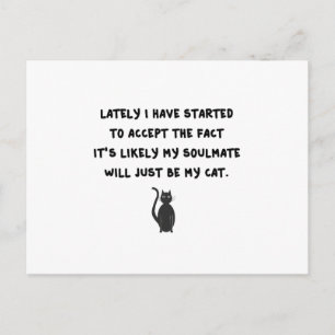 Cat Soulmate Postkarte