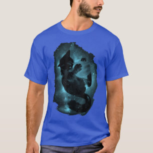 Cat Space Astronaut Cat Meme Round Planeten T-Shirt