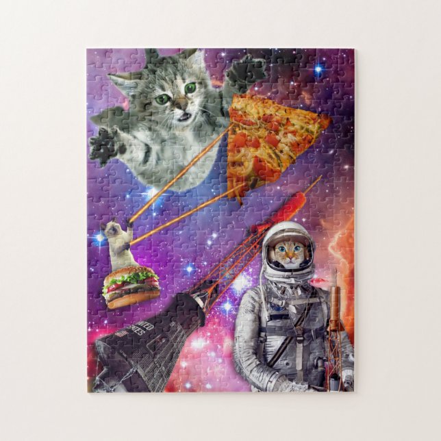 Cat Space Federation Poster Puzzle (Vertikal)