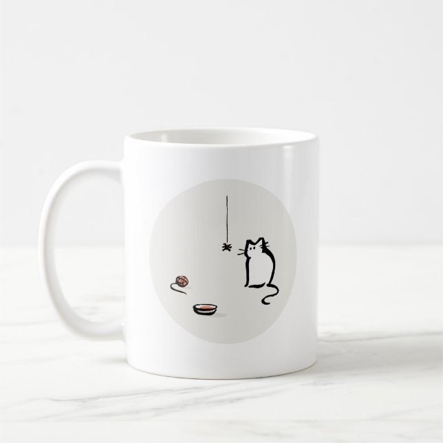 Cat & Spider Tasse (Links)