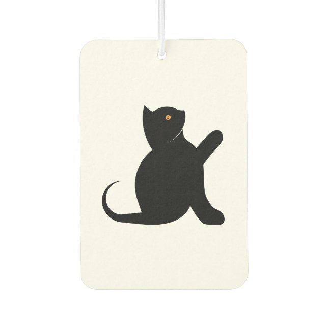 Cat Sprichwort Hello Autolufterfrischer (Vorderseite)