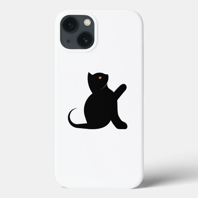Cat Sprichwort Hello Case-Mate iPhone Hülle (Rückseite)