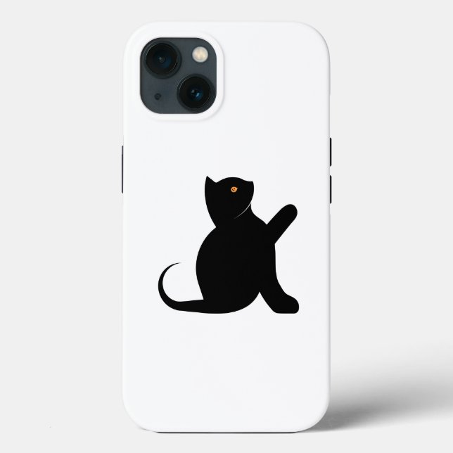 Cat Sprichwort Hello Case-Mate iPhone Hülle (Rückseite)