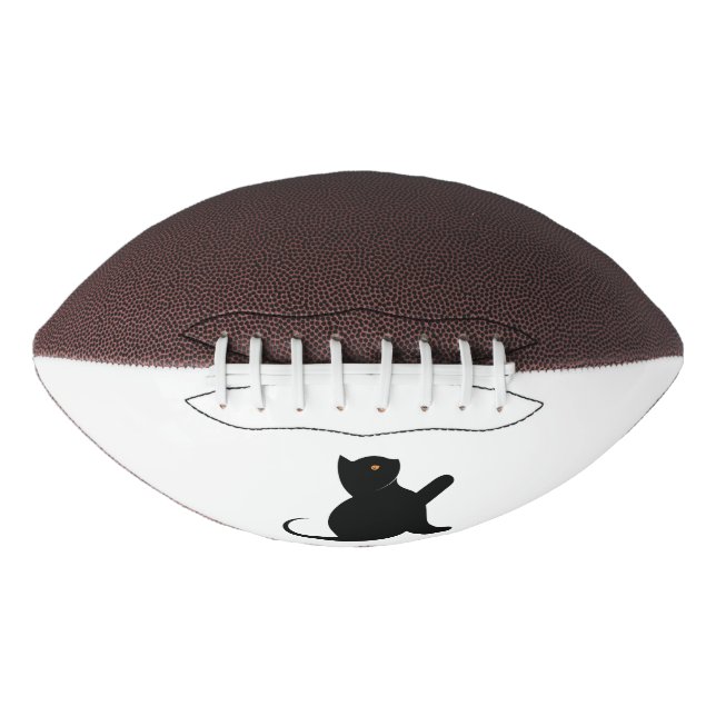 Cat Sprichwort Hello Football (Vorderseite)