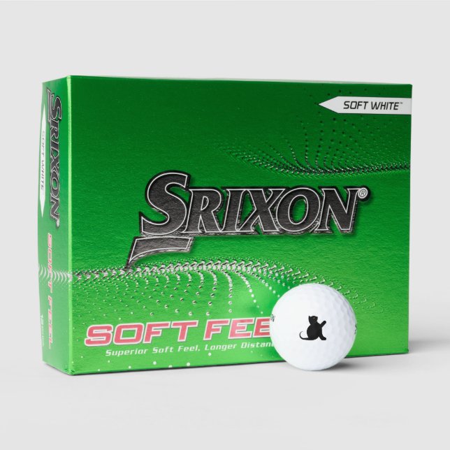 Cat Sprichwort Hello Golfball (Verpackung)