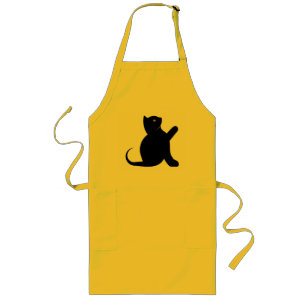 Cat Sprichwort Hello Lange Schürze