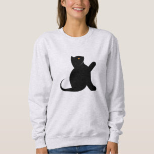 Cat Sprichwort Hello Sweatshirt
