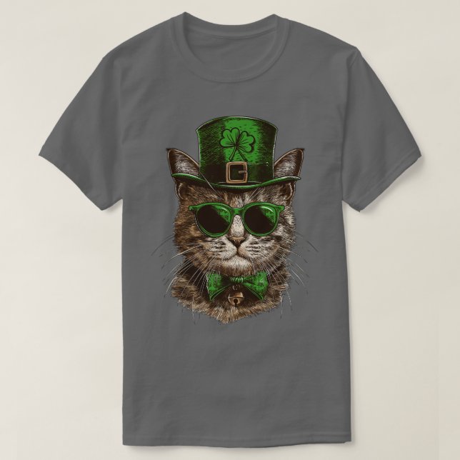 Cat St Catricks Day T-Shirt (Design vorne)