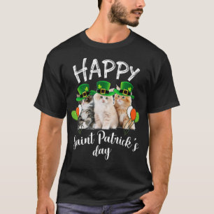 Cat St Patricks Day Kitty Kitten Sonnenbrille Sham T-Shirt
