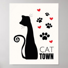 Cat-Stadt Poster