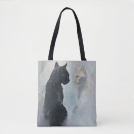 Cat Stare Tote Bag Umverpackung für Katzen Liebhab