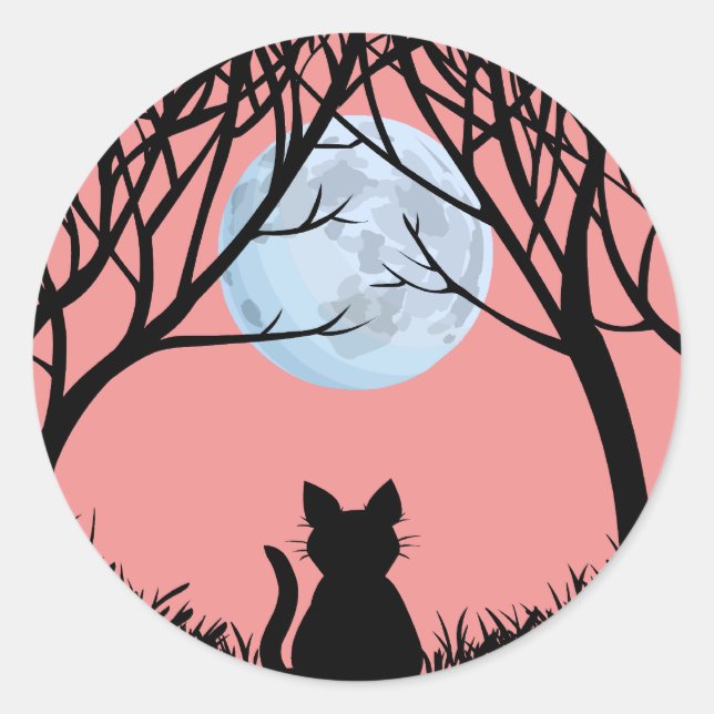 Cat Stickers Fun Halloween Cat Stickers (Vorderseite)
