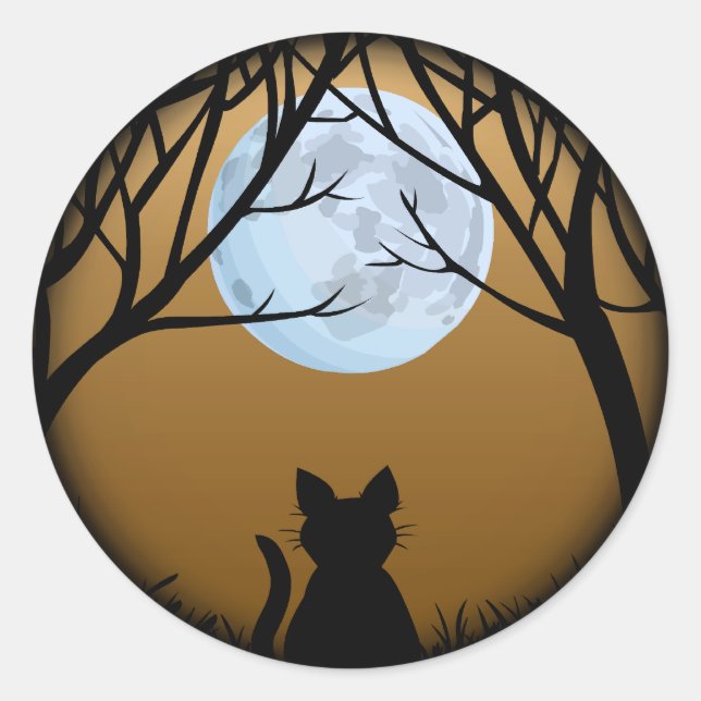 Cat Stickers Spaß Halloween Cat Stickers Cat Lover (Vorderseite)