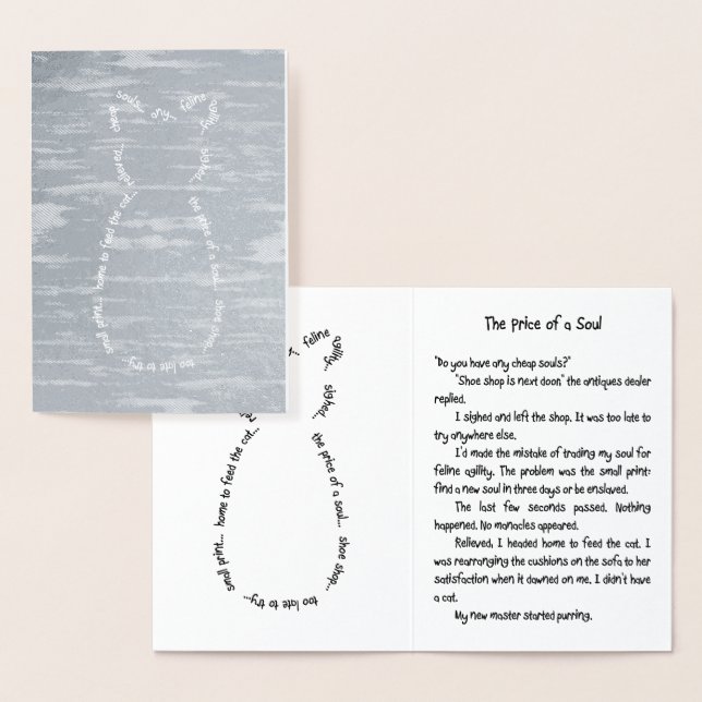 Cat Story Foil Card Folienkarte (Anzeige)