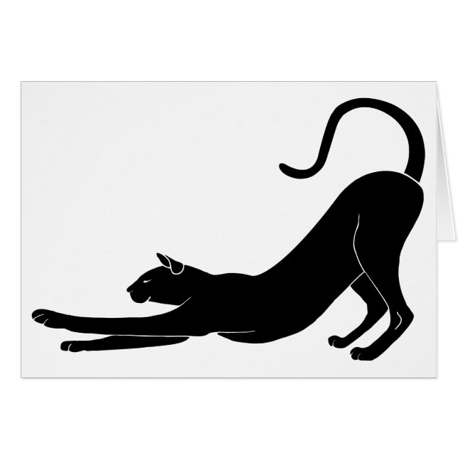 Cat Stretching (Vorderseite (Horizontal))
