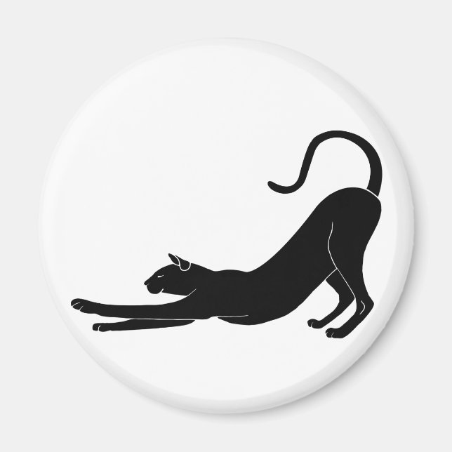 Cat Stretching Magnet (Vorne)
