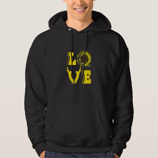 Cat Sunflower For Cat  Cat Mom Men Women Hoodie (Vorderseite)