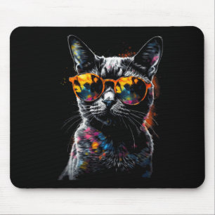 Cat Sungles - Heimtiere Art Chat Mousepad