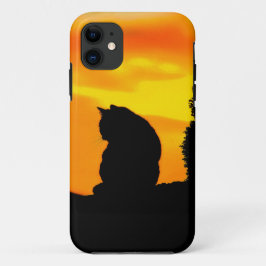 Cat Sunset Case-Mate iPhone Hülle