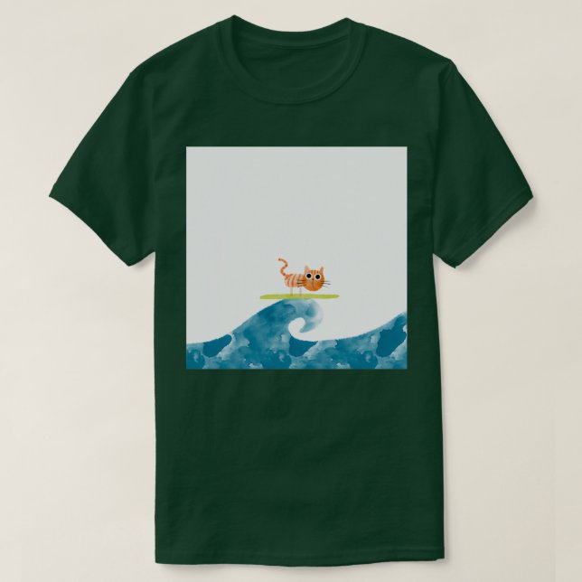cAT sURF T-Shirt (Design vorne)