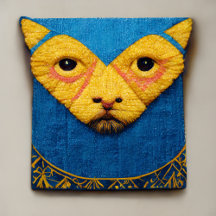 Cat Surrealismus Vintag Tapestes Ukrainisches Desi