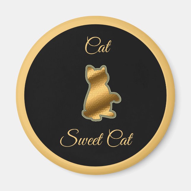 Cat Sweet Cat Magnet (Vorne)