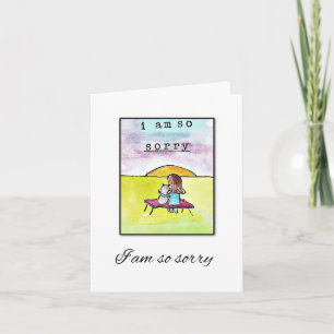 Cat Sympathy Card Karte