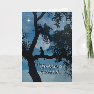 Cat Sympathy Card, Loss of Cat, Cat Condolences Karte