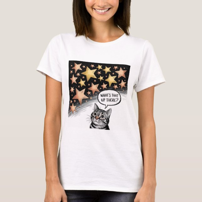 Cat T Shirt, Cat Lover Gift, Funny Cat Shirt, Katz T-Shirt (Vorderseite)