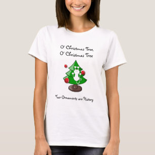 CAT-T-SHIRT DER FRAUEN WEIHNACHTS T-Shirt