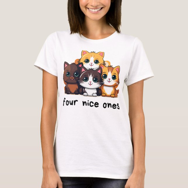 Cat T - Shirt, Funny Cat Lover GiftCat Lover Gesch T-Shirt (Vorderseite)