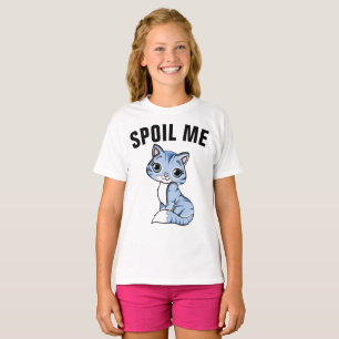 CAT-T - Shirt für Mädchen, SPOIL ME